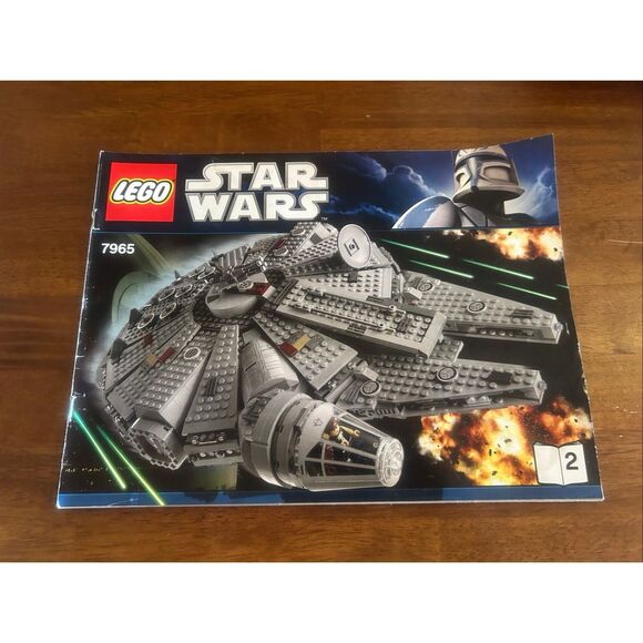 LEGO Star Wars Millennium Falcon #7965 Instruction Manual Only 1&2 (6022) - Picture 2 of 12